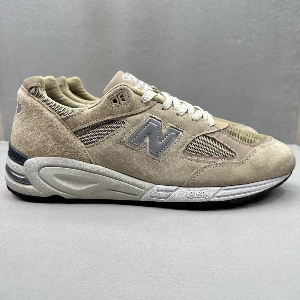 New Balance 990v2 MiUS x Kith Tannin Mens Size 13 (D) Shoes Made in USA M990KS2